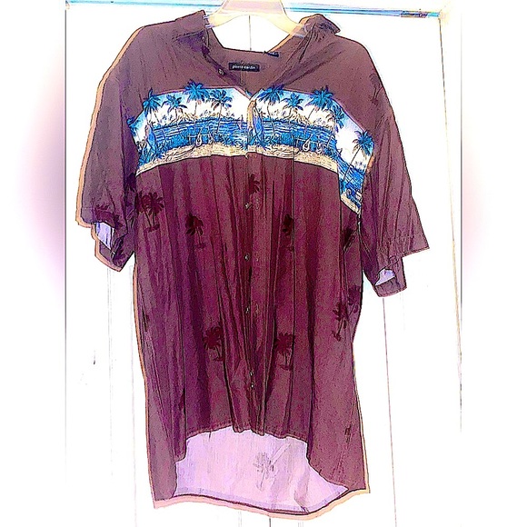 Gorgeous silk feeling rayon soft perfect for layering button down… - Picture 1 of 16
